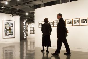 Film Festival Clare Bloom and Tony Earnshaw touring the galleries march 25 2011 image 1 sm.jpg